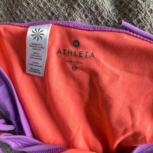 Athleta Swim 3-piece bikini set sz M String Bikini Ser sz M - Picture 5 of 6